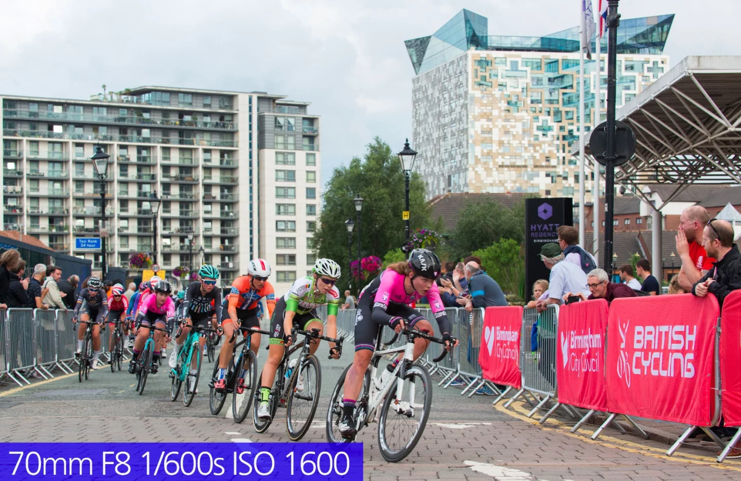 An example of a photo taken with a fast shutter speed