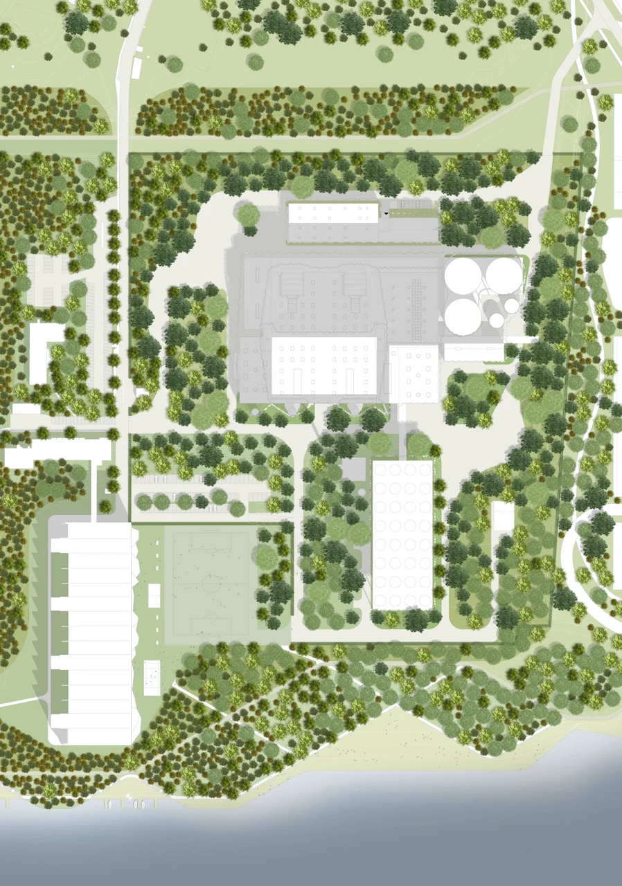 A 400-MW gas-fired CHP power station to be built in Wedel later this decade (Image: AZPA)