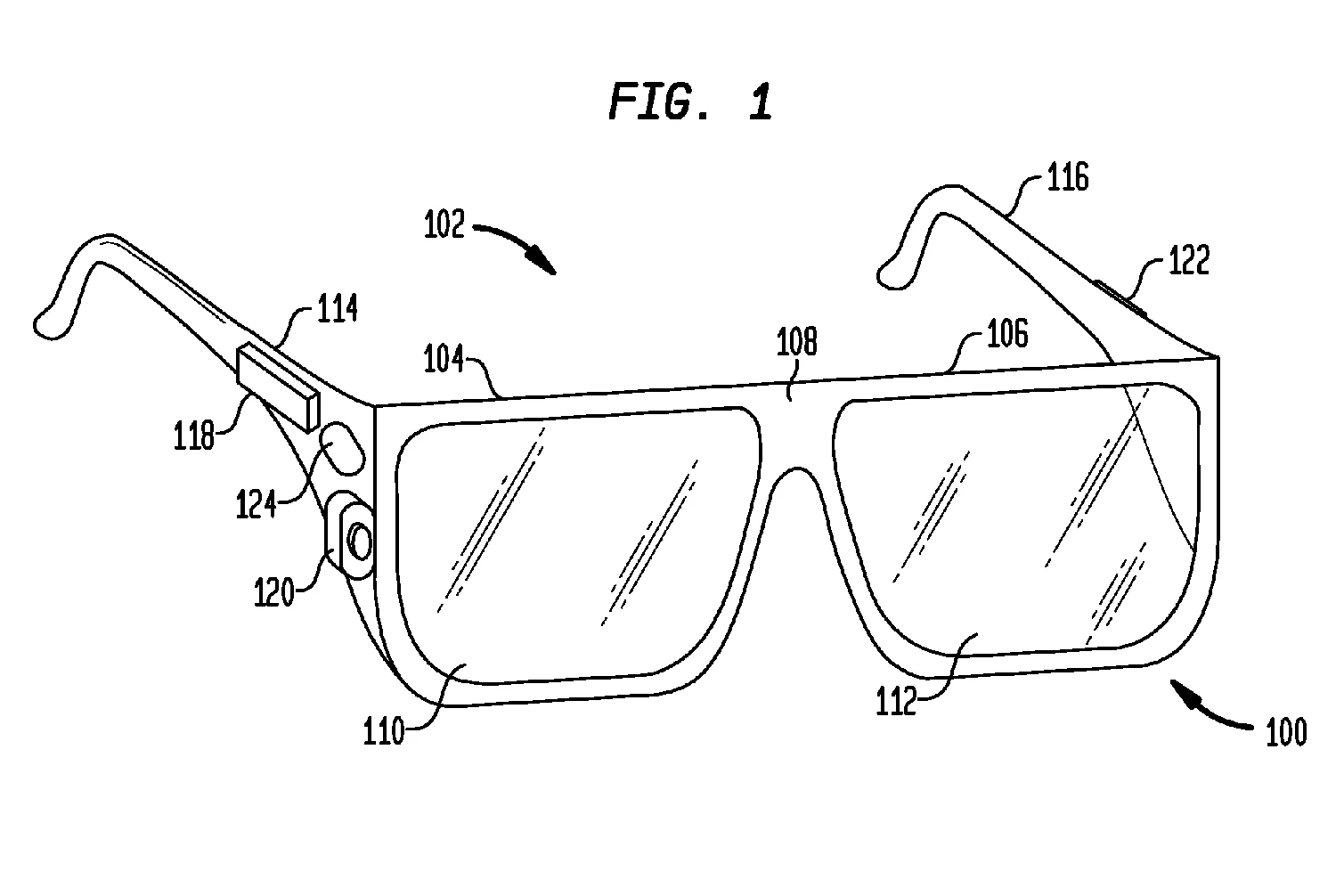 A more conventional glasses-like diagram was also included