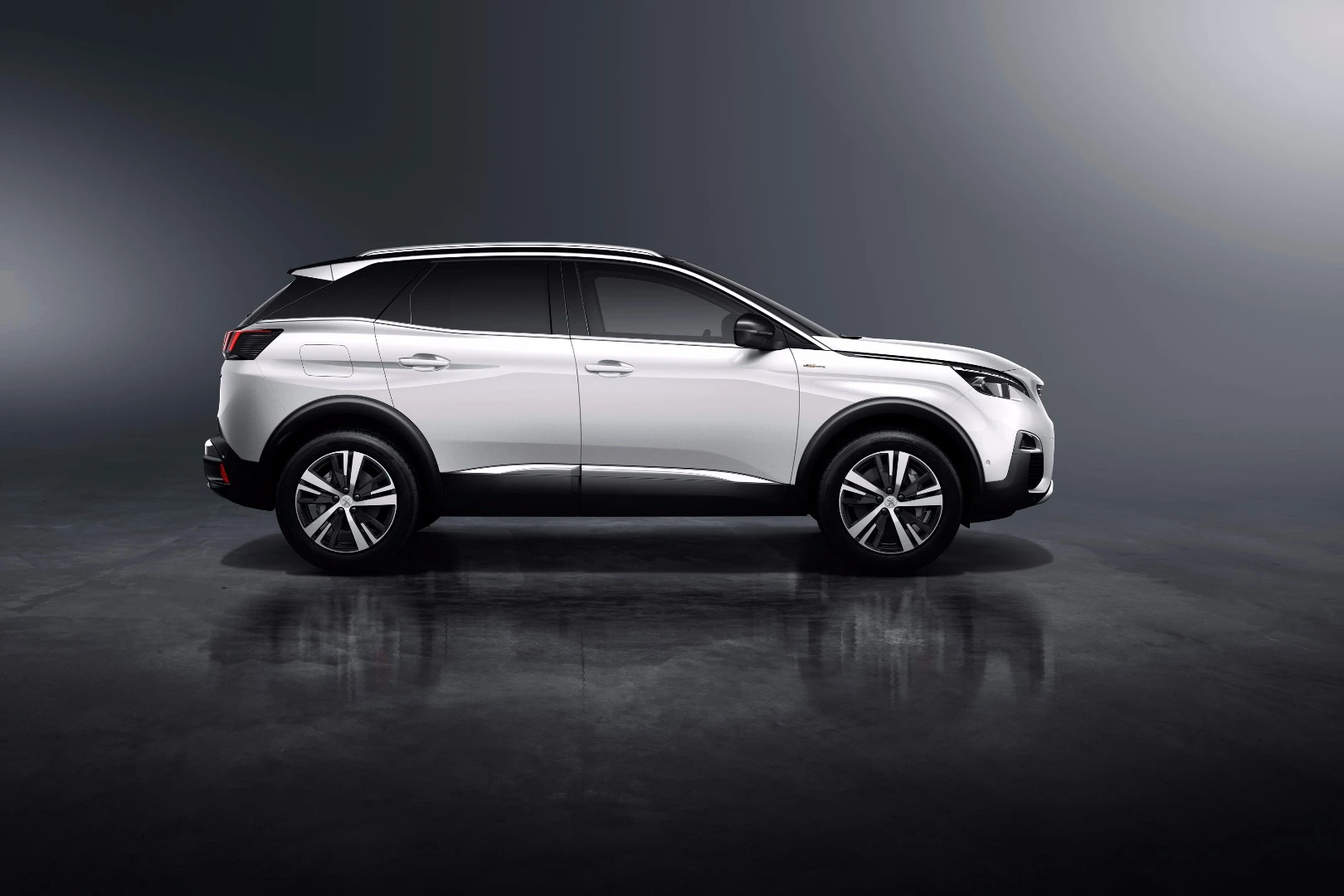 The 3008 GT-Line has gloss black detailing around the body