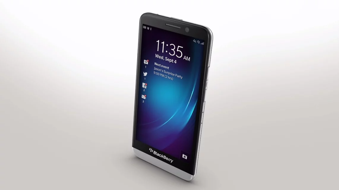 BlackBerry Z30 front