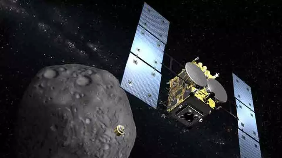 Artist's impression of Hayabusa2