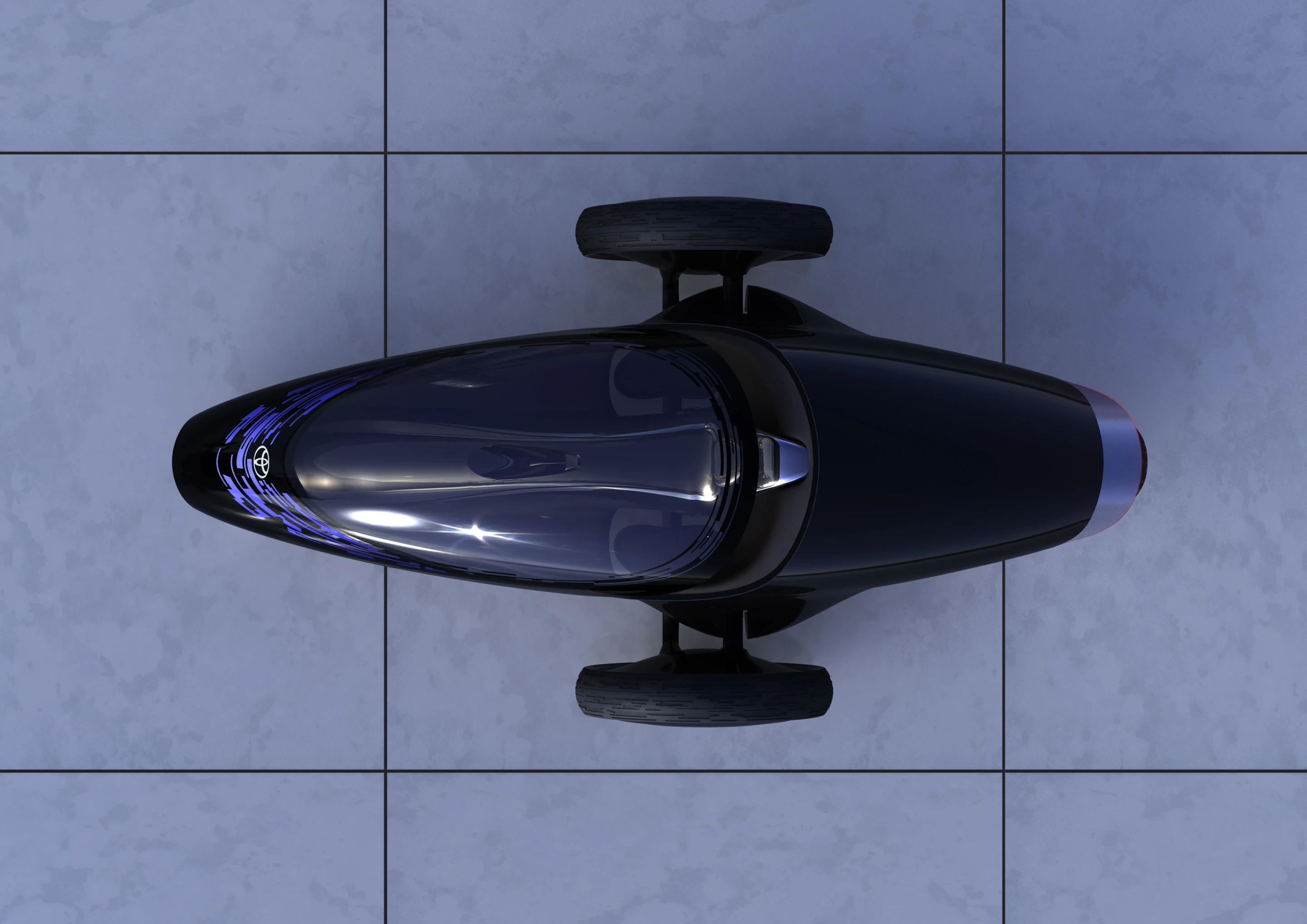 Toyota's FV2 Concept, from above