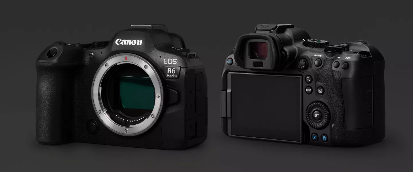 The EOS R6 Mark II mirrorless camera is built around a new 24-megapixel full-frame CMOS sensor