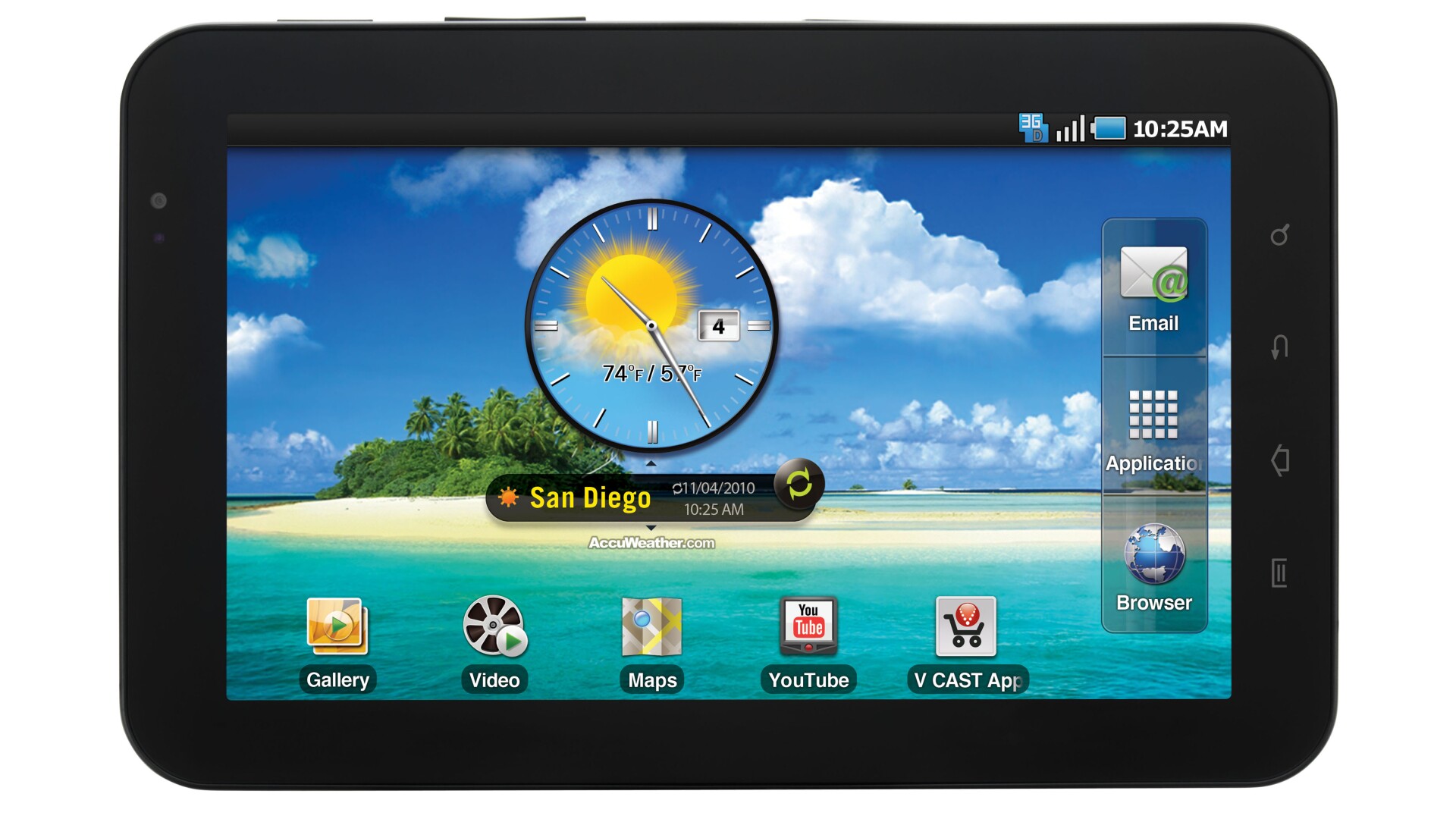 Samsung Galaxy Tab released AMOLED screen on the way