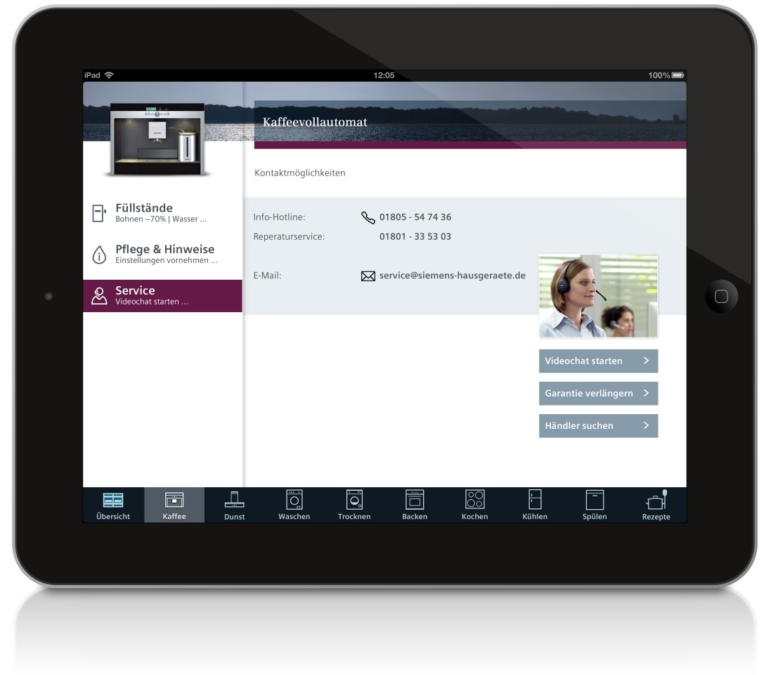 Appliances could be repaired via a live chat app