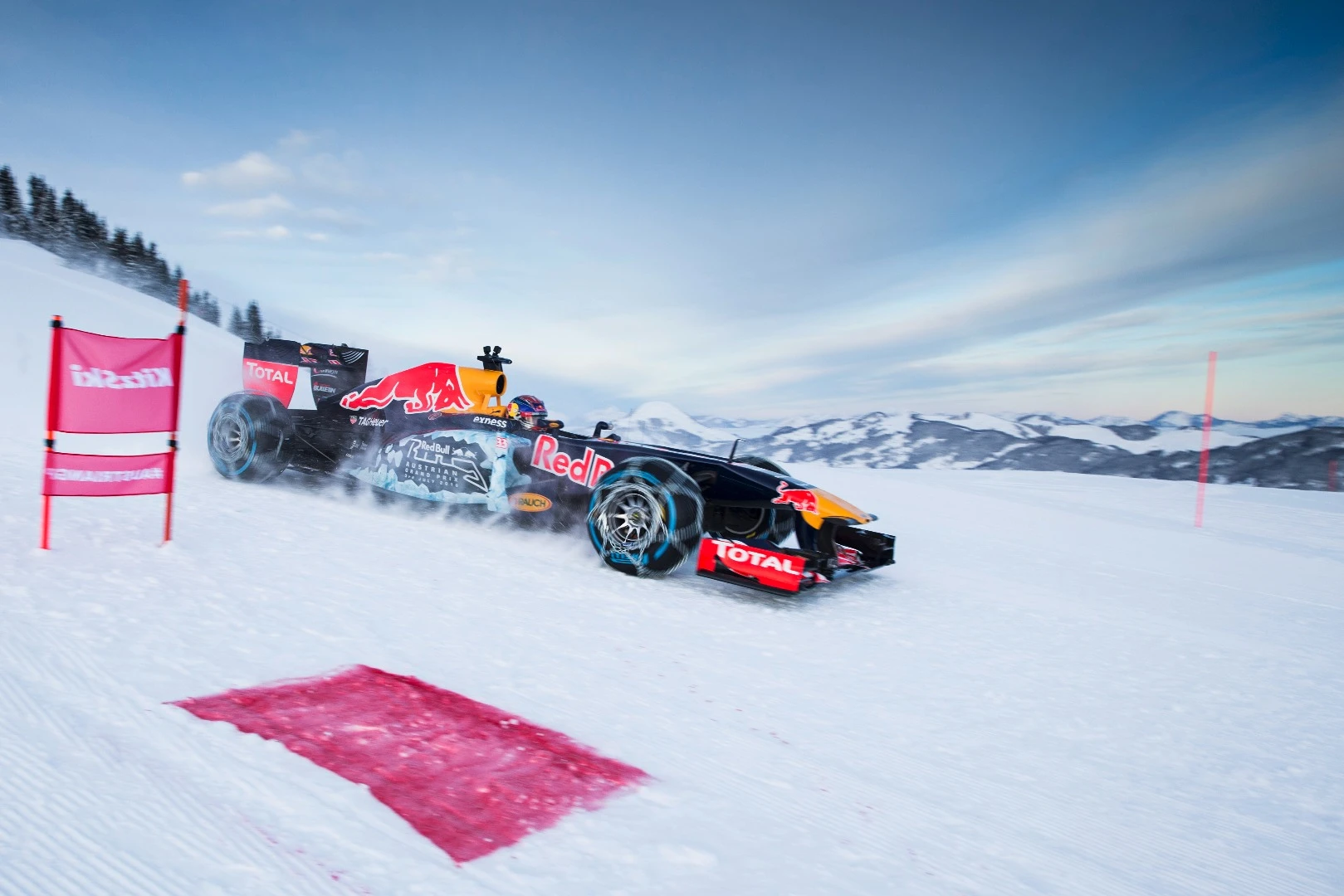 The RB7 hits the snow
