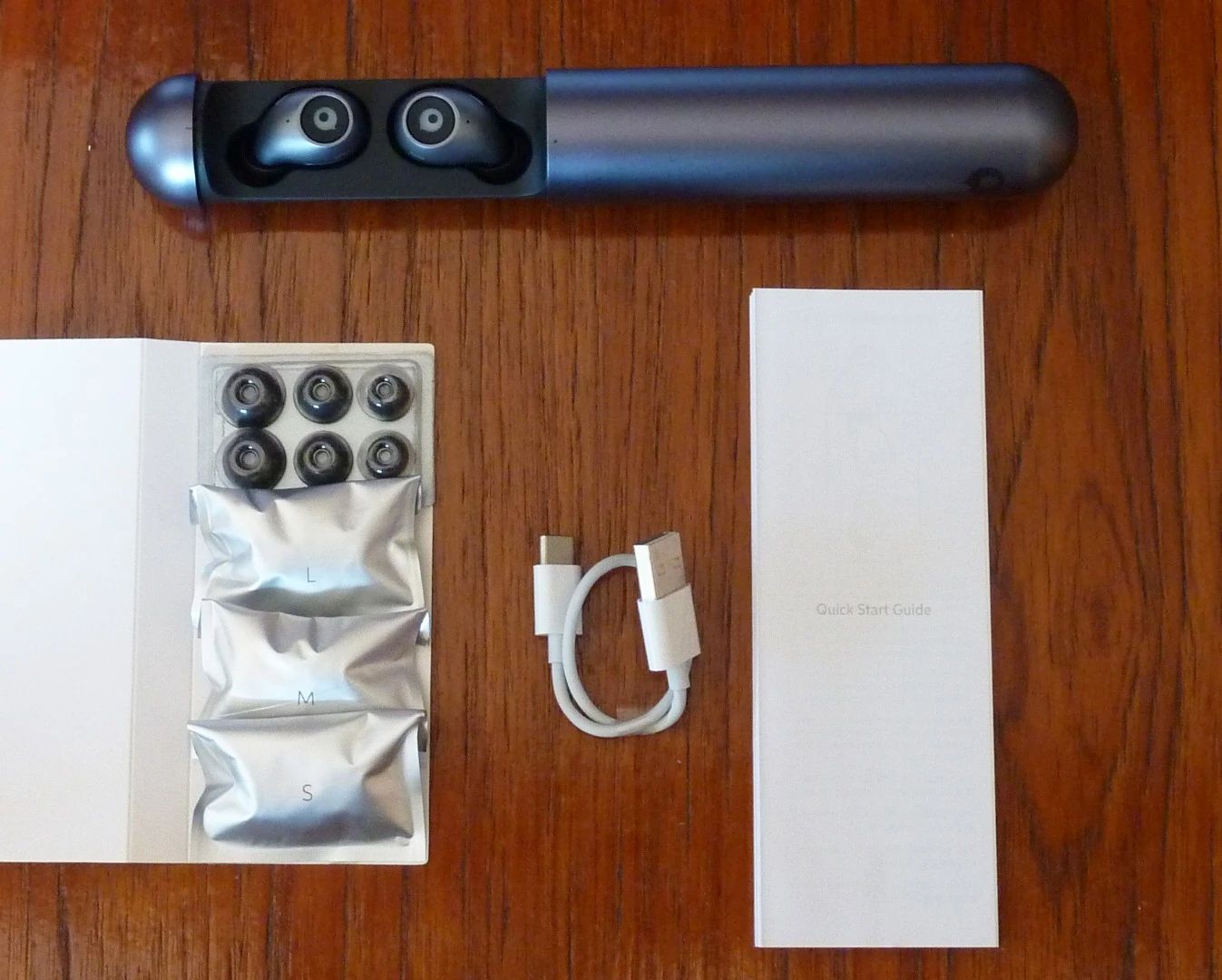 What's in the box with the Crazybaby 1S earbuds