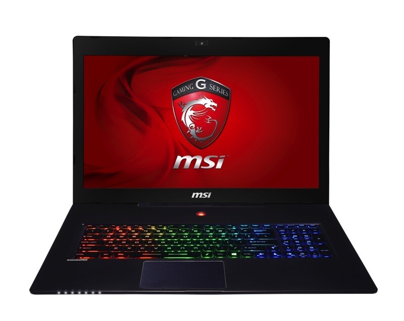 MSI GS70 front view