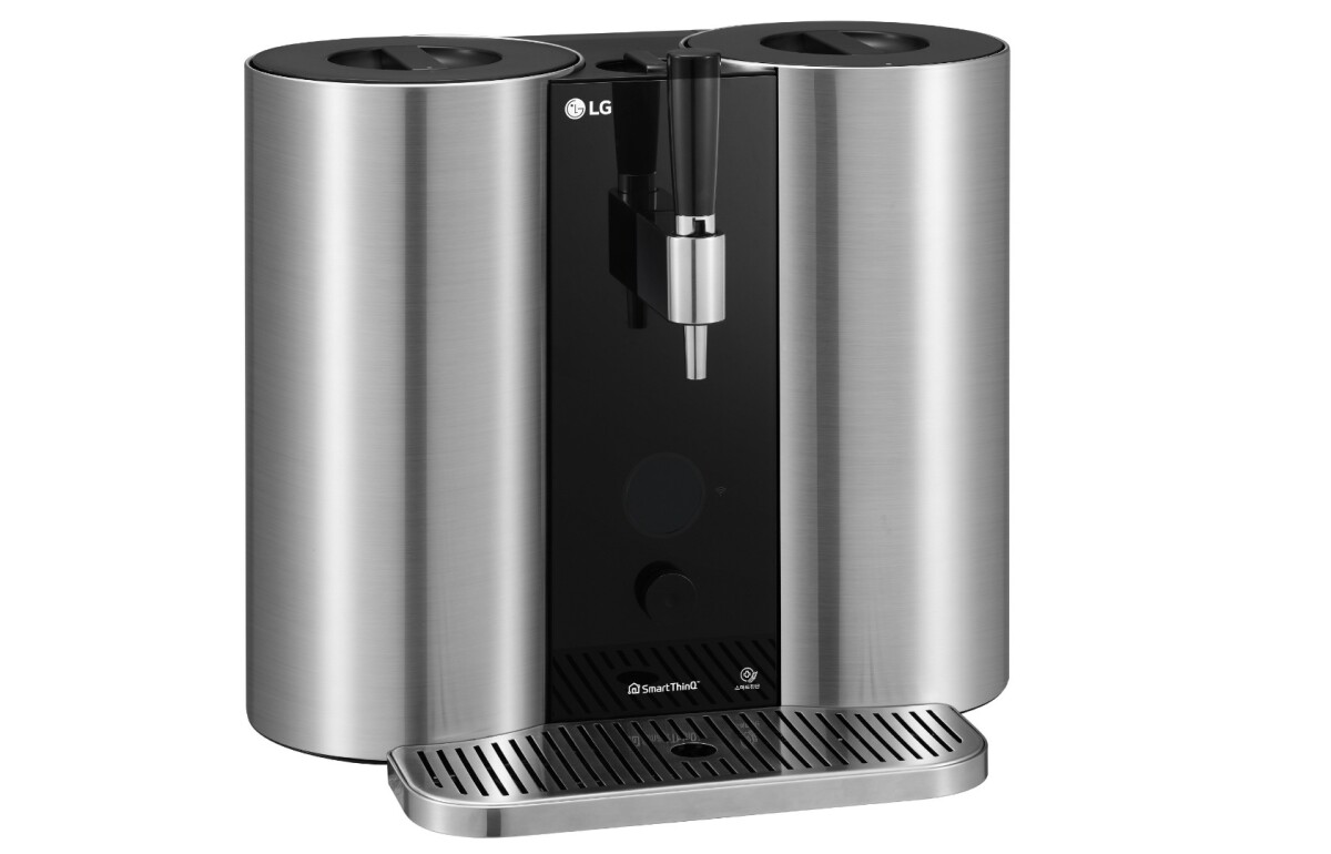 The HomeBrew will take care of the whole brewing process, all a user needs to do is slot in a single use cartridge and press a button