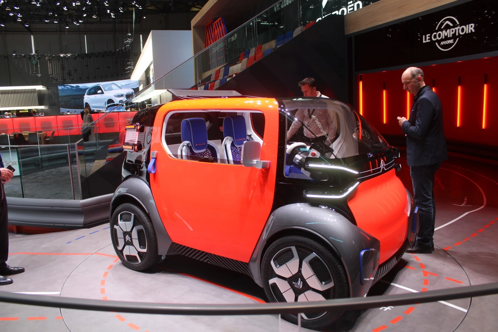 Citroen brought along its Ami One 2-seater city car concept