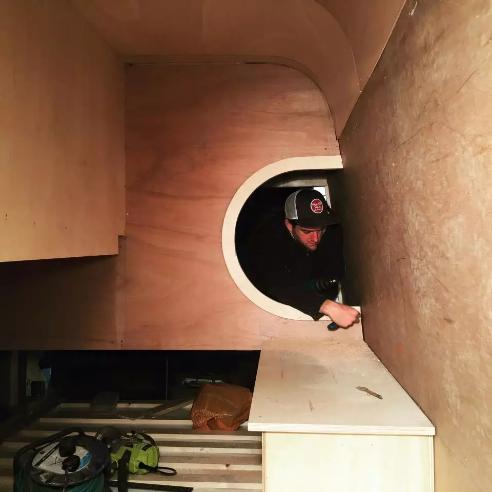 Making of the motorhome interior