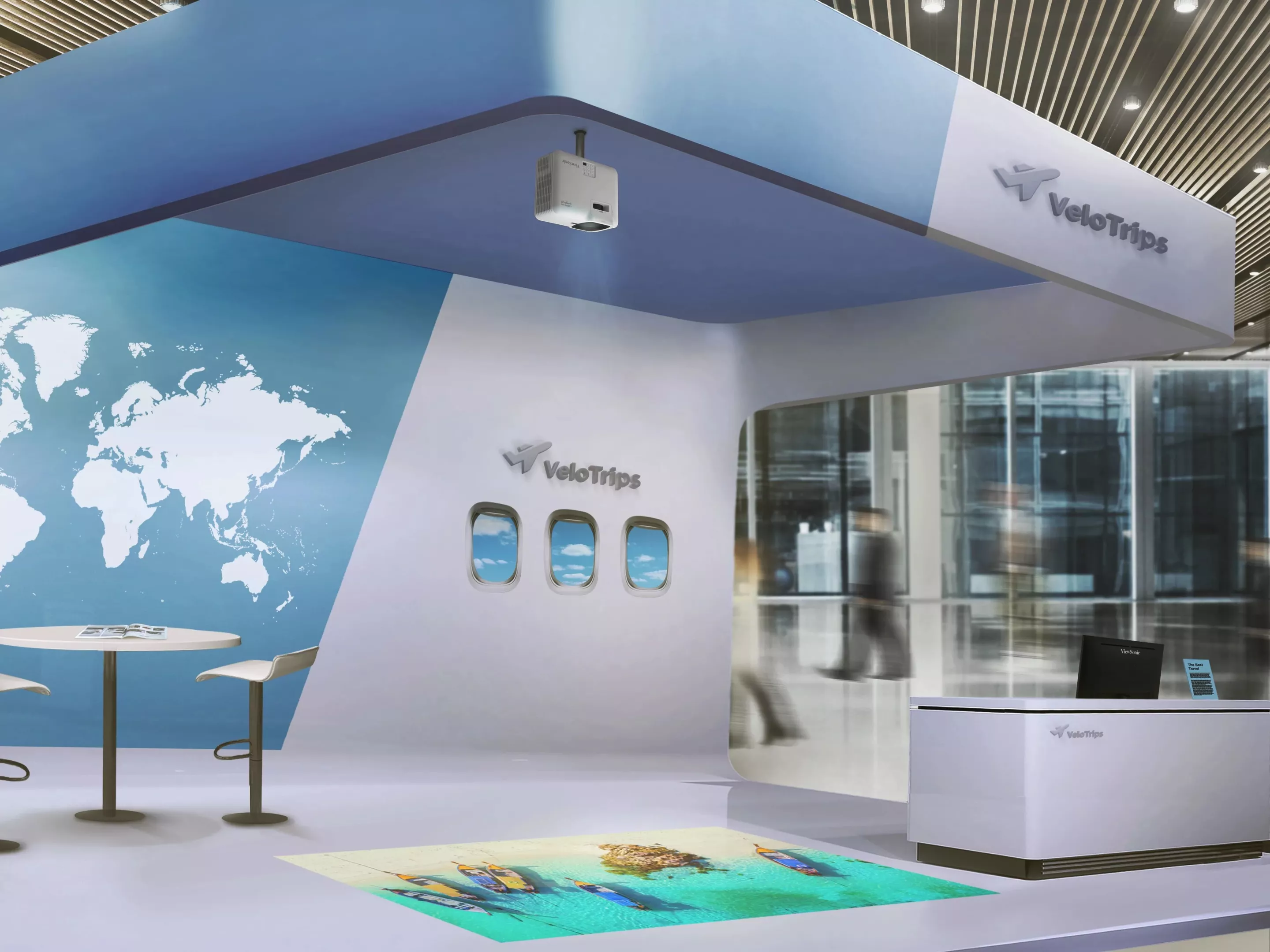 The LS740HD projector offers placement versatility