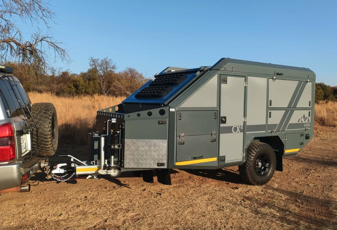 Radical expander camper cracks open into family-size mini-lodge