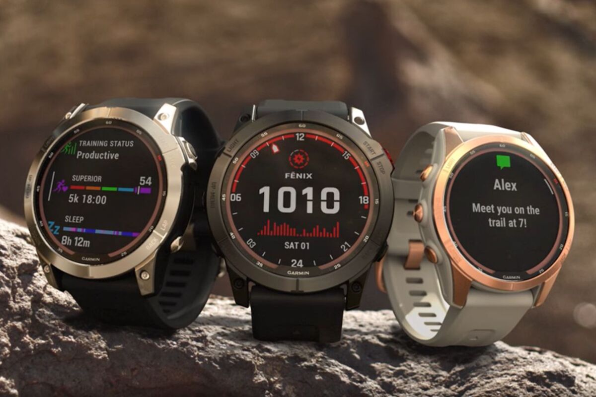 The fēnix 7 multisport smartwatch is available as three models, all featuring a touchscreen display as well as physical buttons