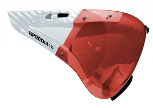 Orange visor for Casco's SPEEDairo helmet