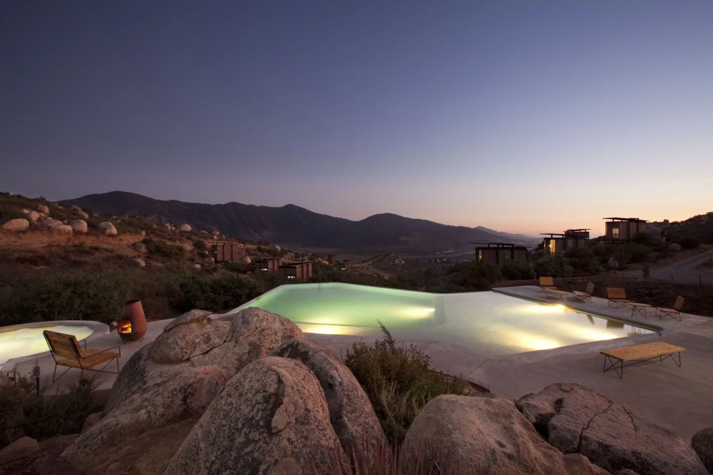 Hotel Endemico's panoramic swimming pool