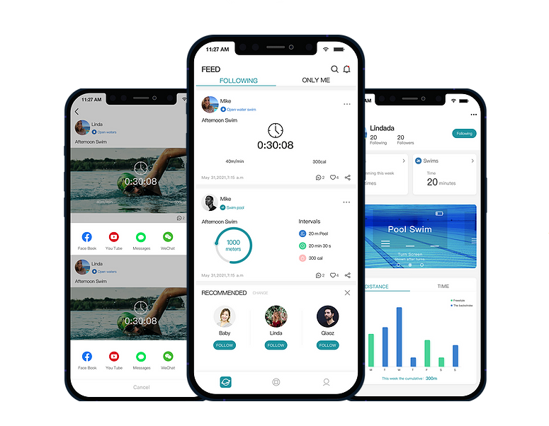 Holoswim goggles are the latest to show wearers their swimming data