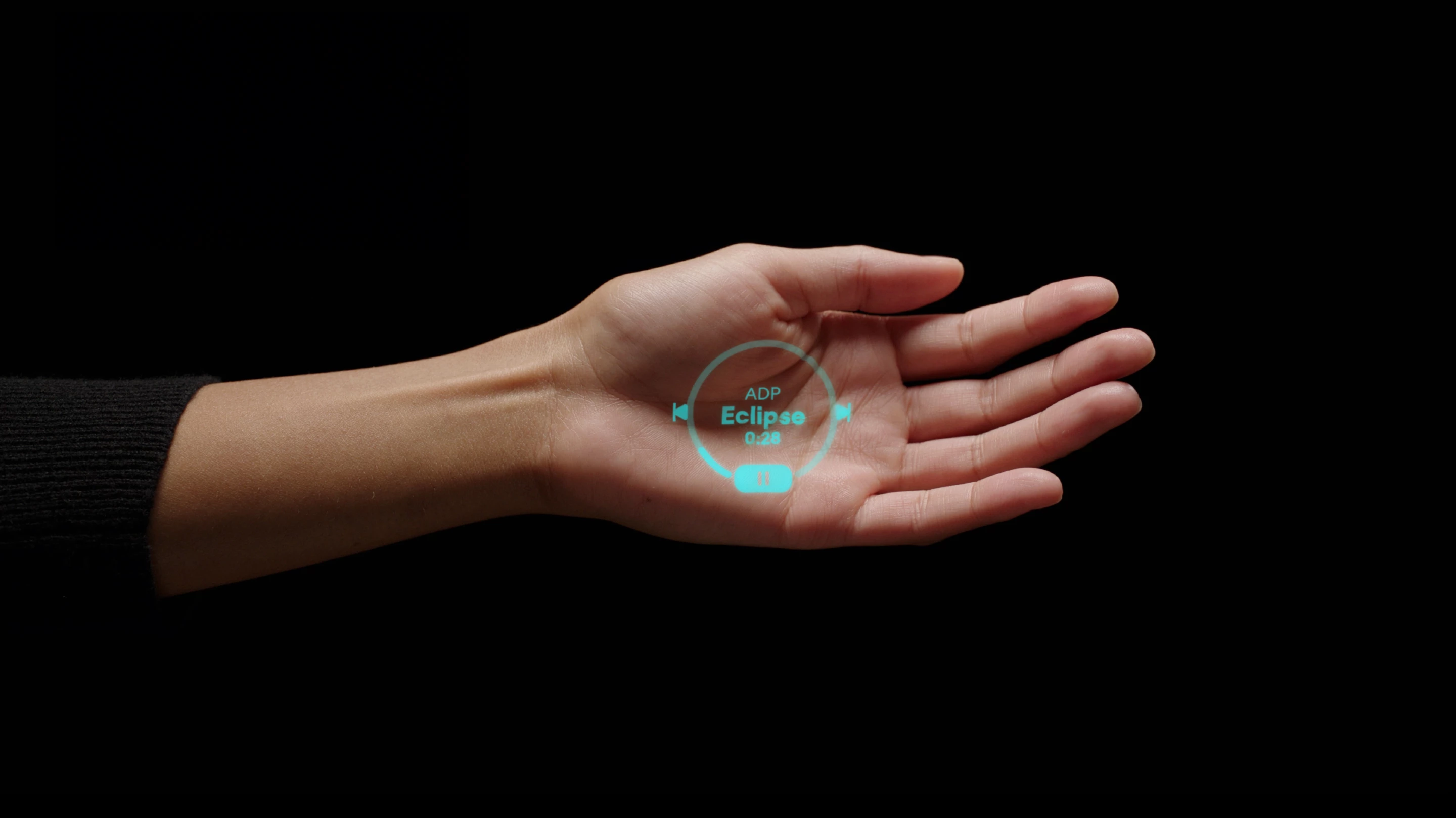 The Ai Pin's projector can throw simple prompts and information onto a raised palm