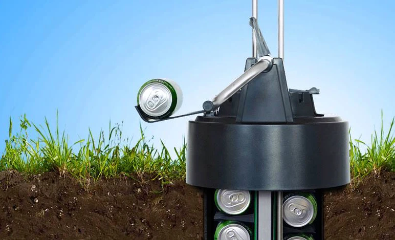 The eCool lets you enjoy a cool beer at any time without ever having to leave your own garden