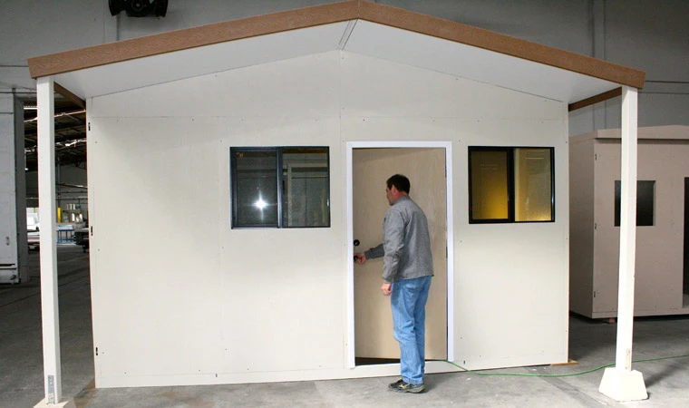 It even comes with a lockable front door, which, despite the obvious practical advantages is a very human touch