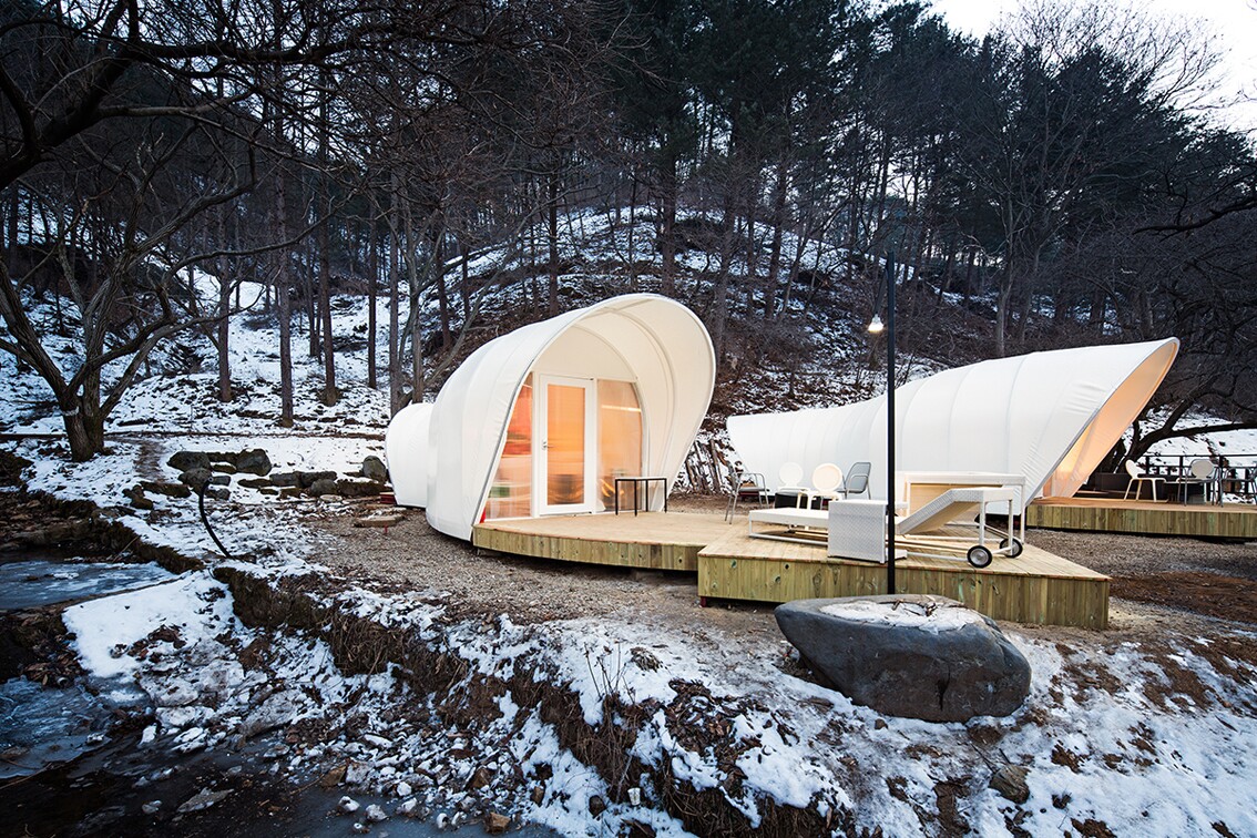 Glamping for Glampers Luxury camping on the South Korean mountainside