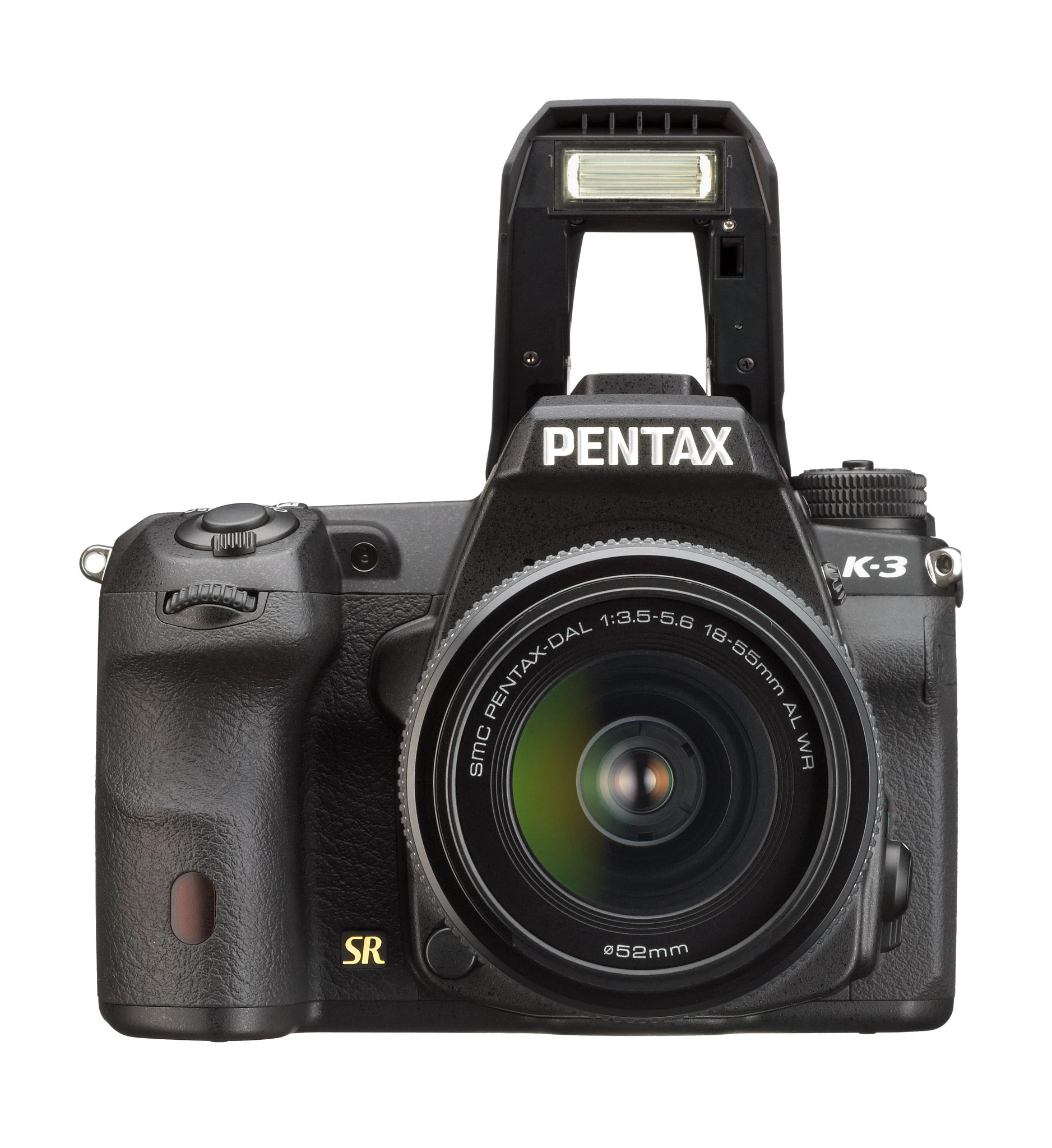 There's a pop-up flash included, but an ISO sensitivity range of 100 - 51200 means that it will probably not be used too often