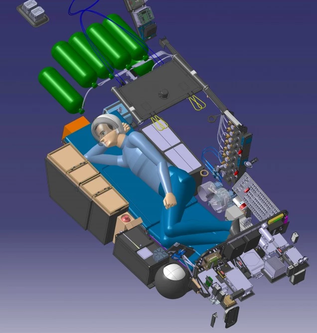 A mock up of the cockpit (Image: Solar Impulse)