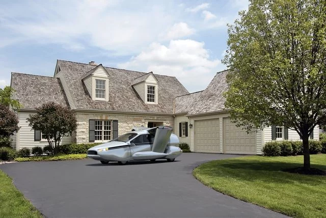 The Terrafugia TF-X is a vertical-take-off-and-landing (VTOL) craft