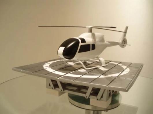 Headland's retractable helipads for yachts