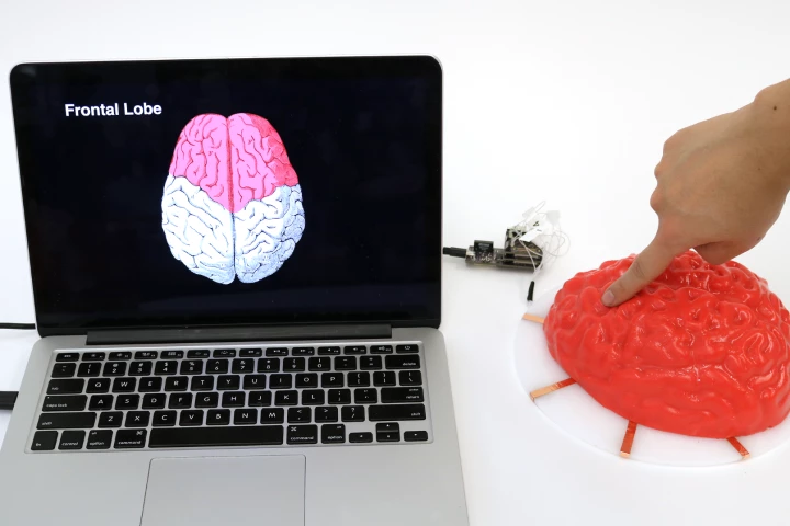 Electrick applied to a gelatin mold