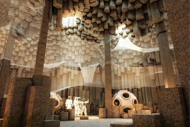 Basaltic roving would be used as a building material