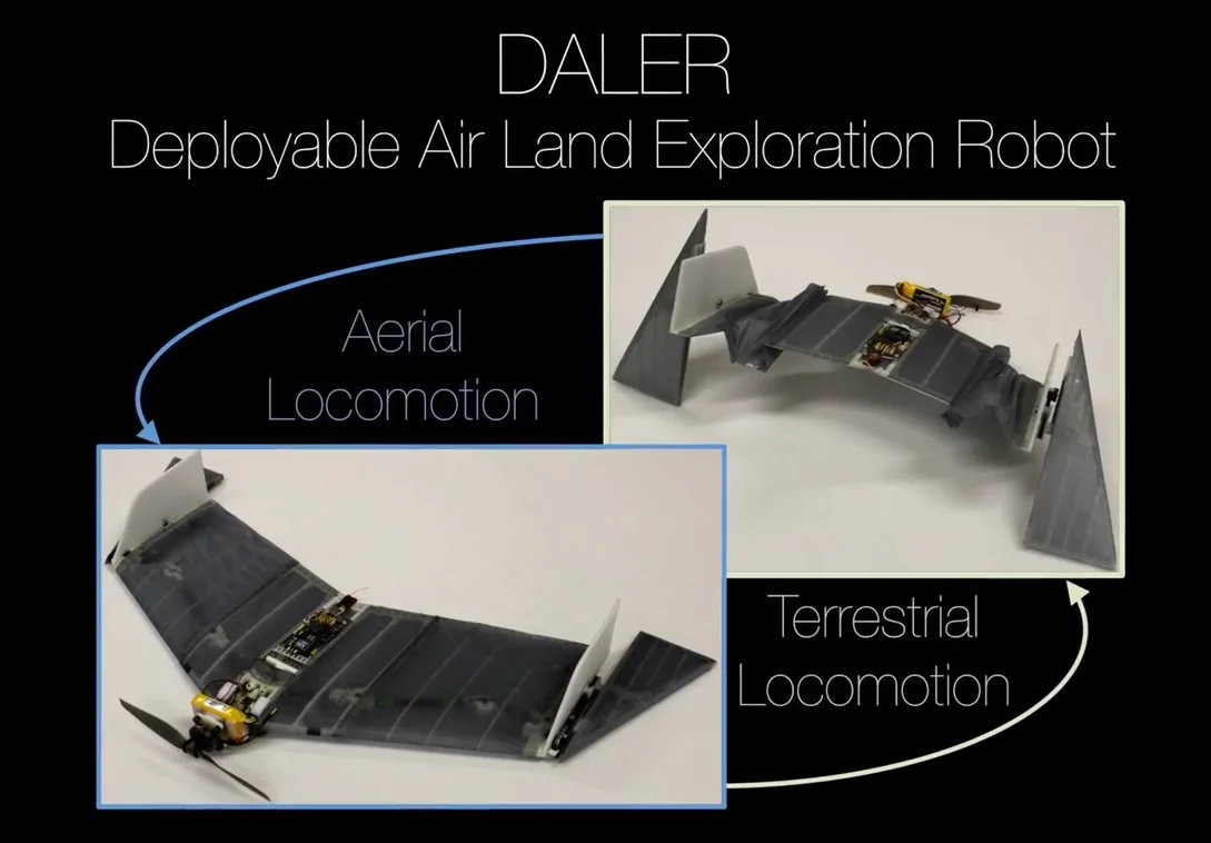 Researchers have created a prototype drone aircraft that is also able to walk on the ground (Photo: EFPL)