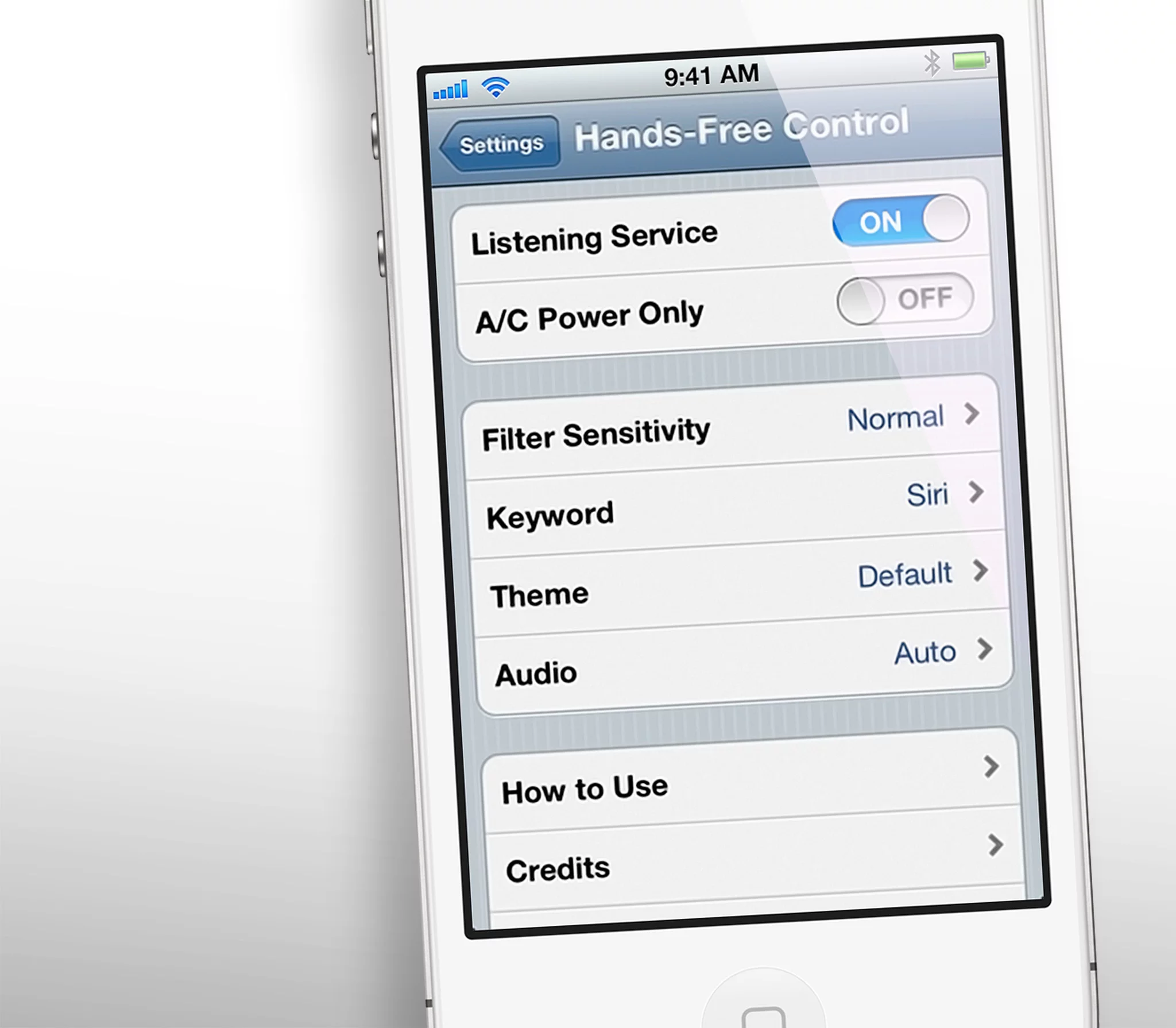Hands-free Control lets you activate Siri without touching your device