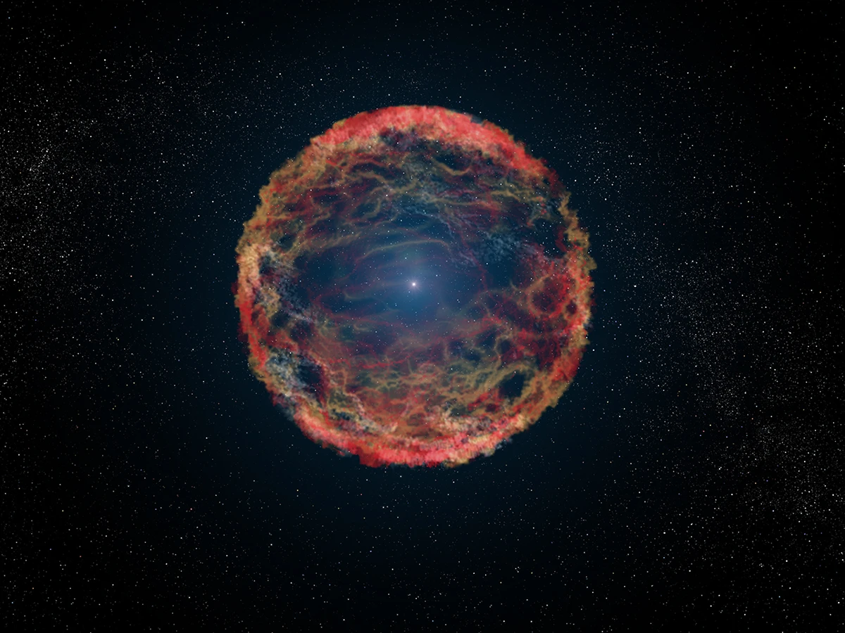 A star accompanying a supernova in close orbit has been discovered using NASA's Hubble Space Telescope (Image: NASA/STScI)