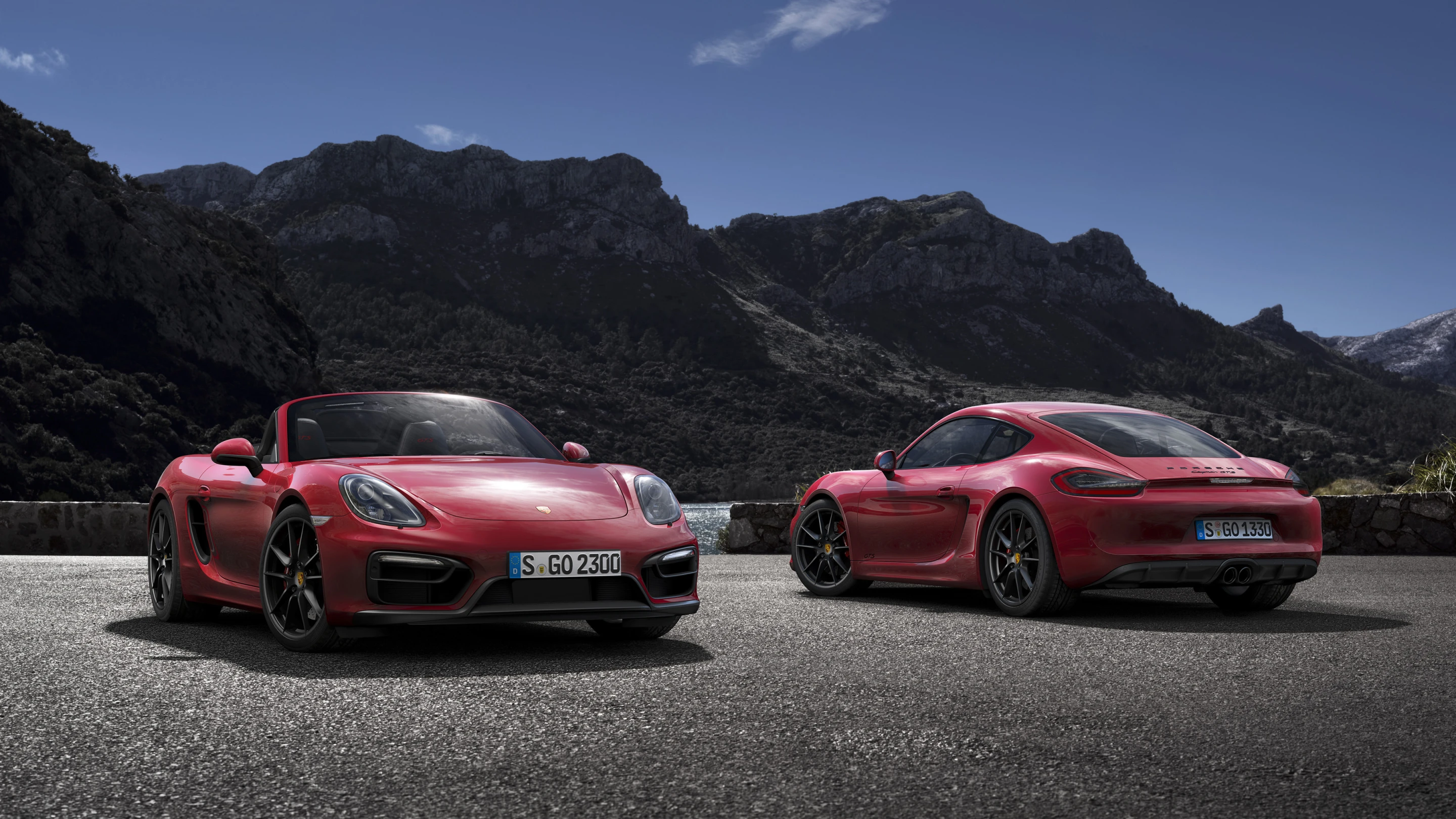The Boxster GTS and Cayman GTS join stablemates the Cayenne and Panamera GTS models at the top of the Porsche range