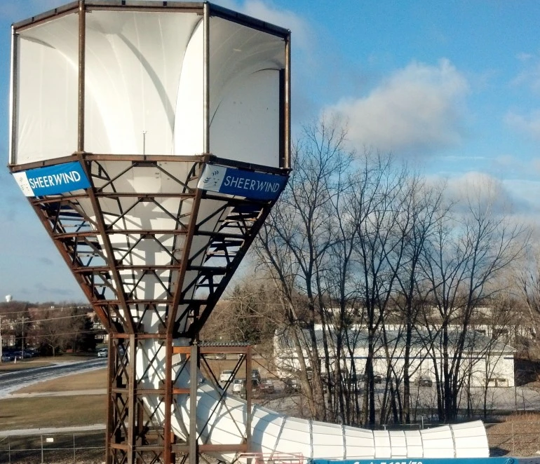 SheerWind's Invelox wind turbine