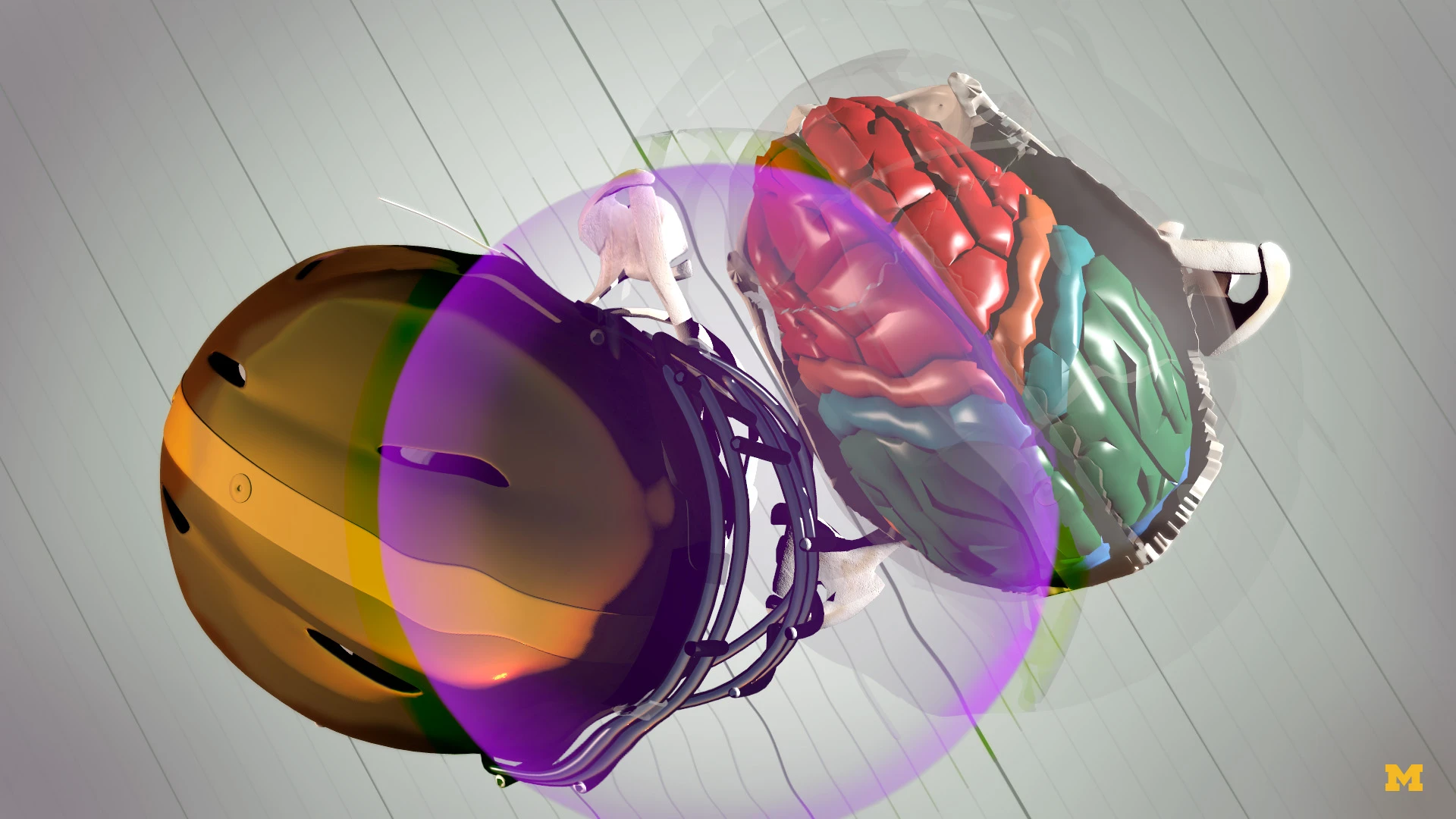The Mitigatium is the latest football helmet designed to reduce the likelihood of players receiving traumatic brain injuries