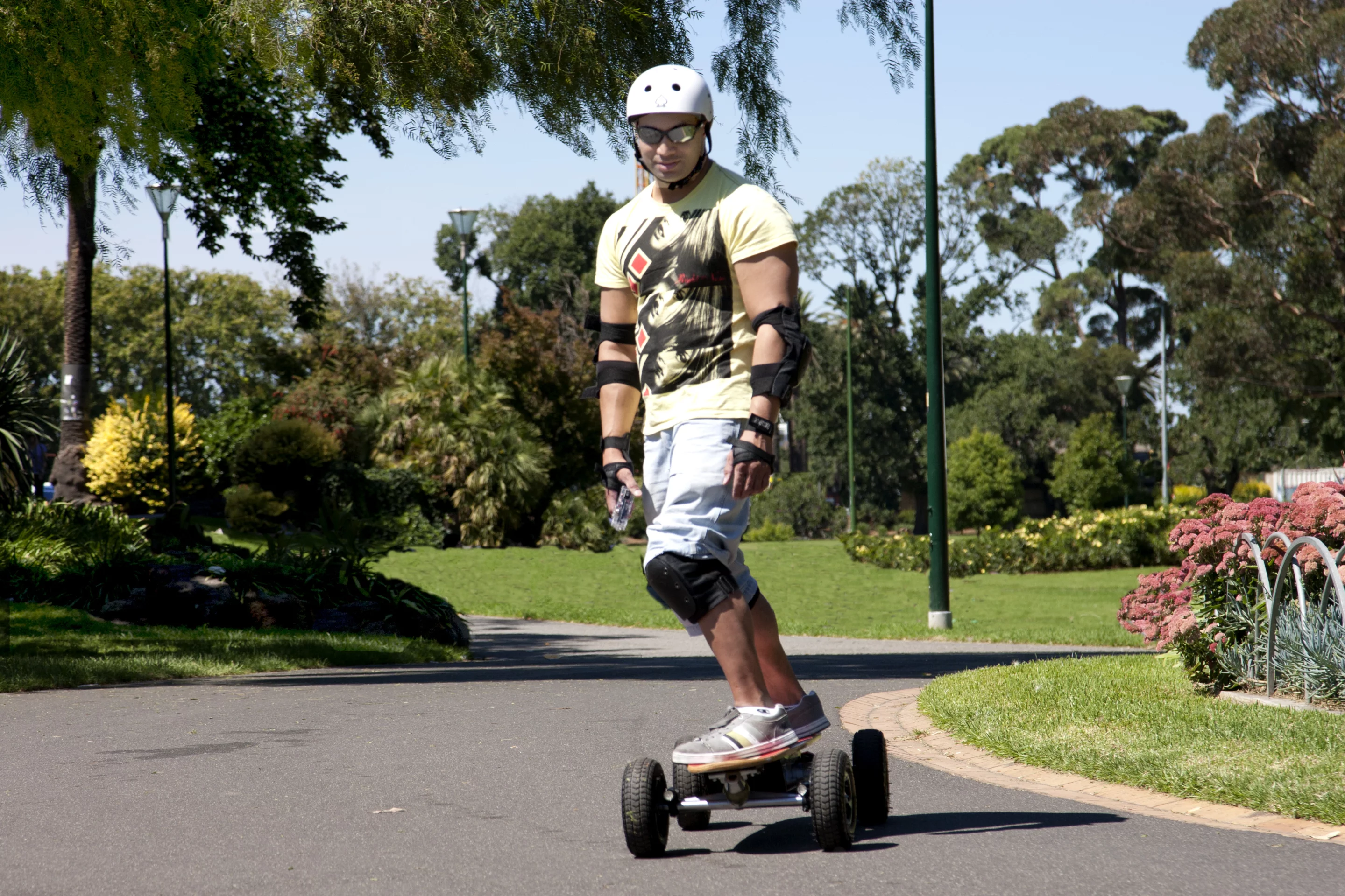 Riding the garden path