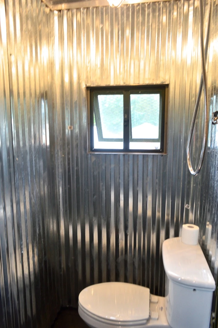 Another feature of the Bravo 1 is its full-sized toilet