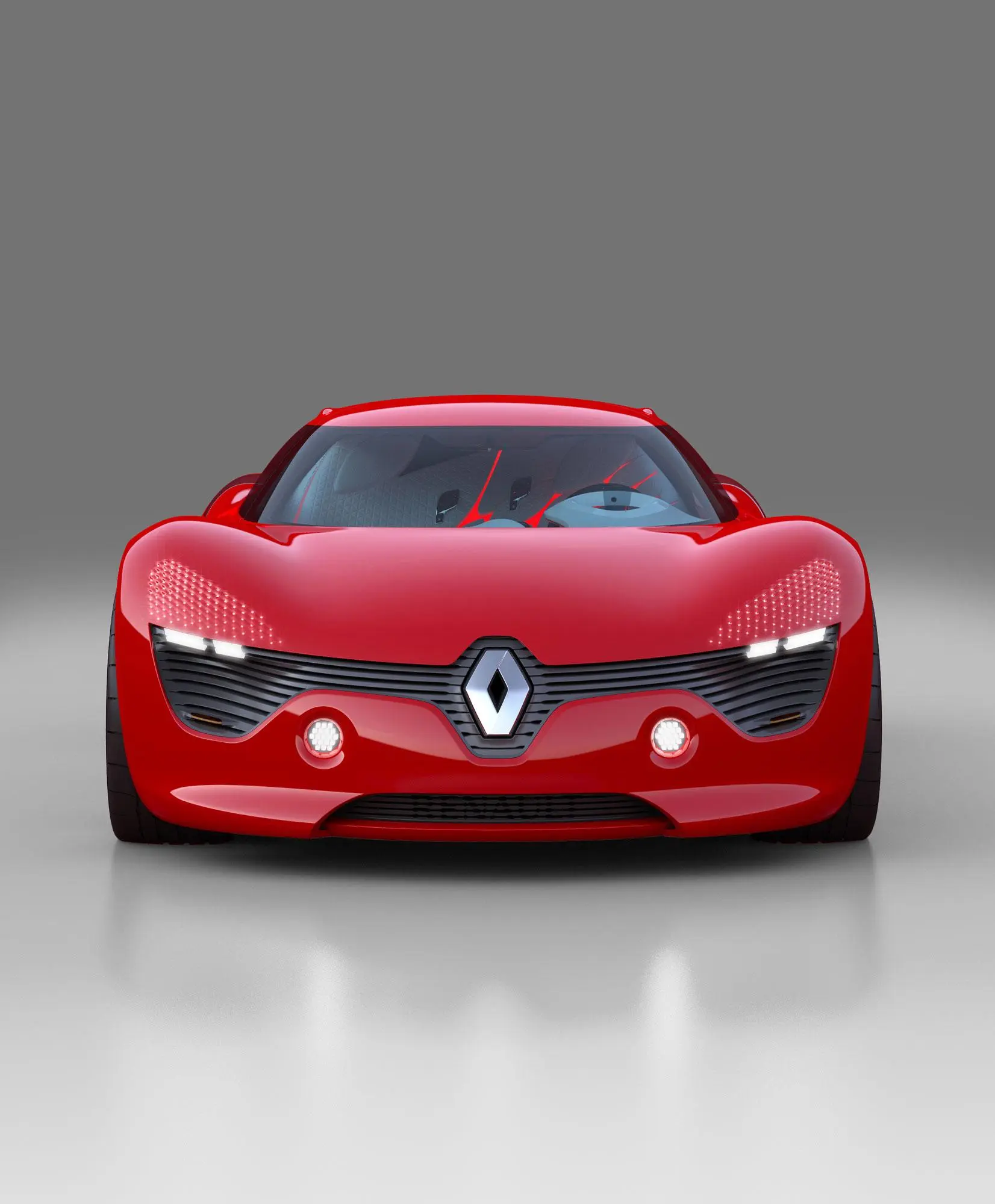 The Renault DeZir concept electric vehicle