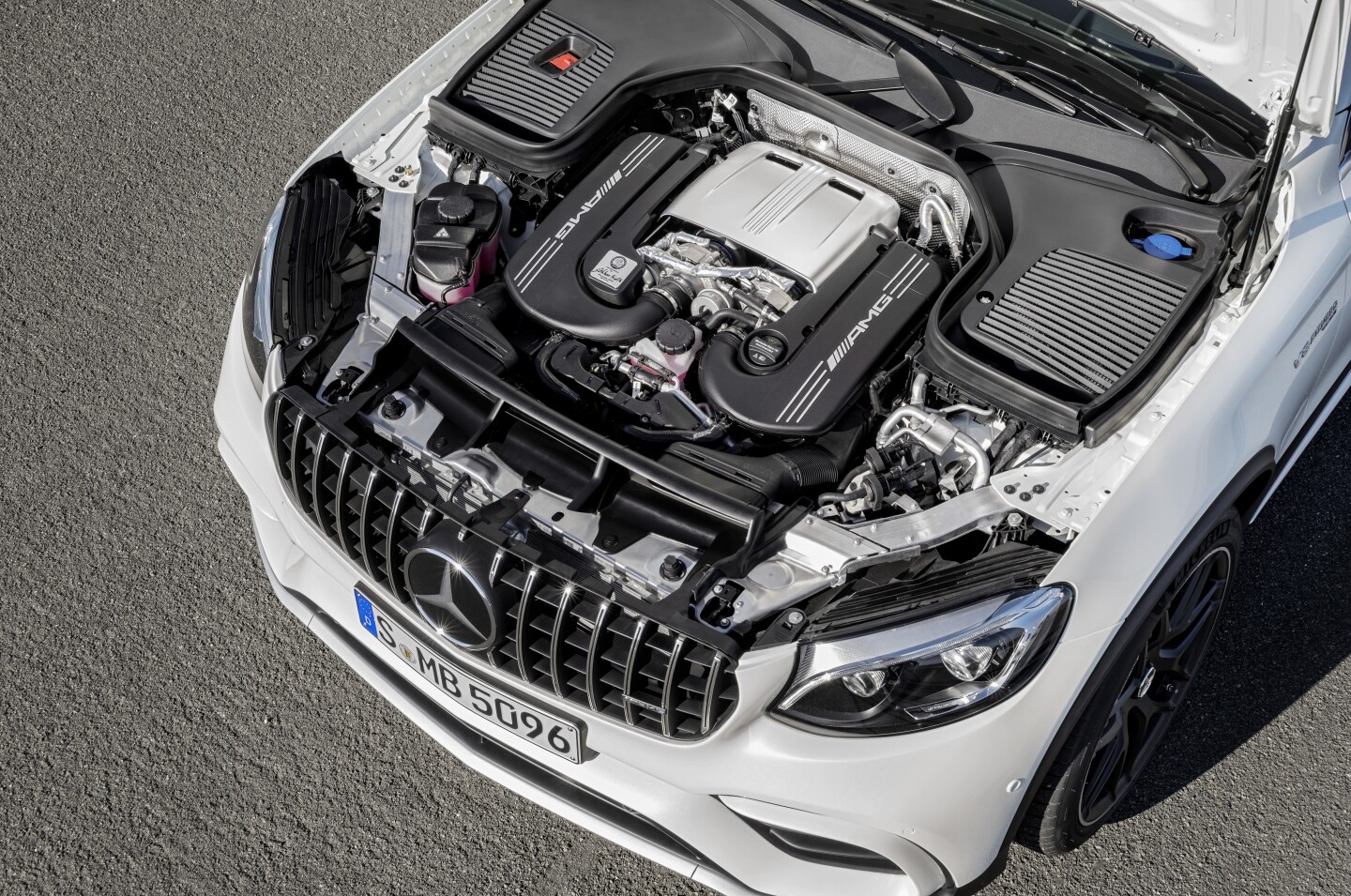 The V8 powering the GLC pumps out more than 500 hp