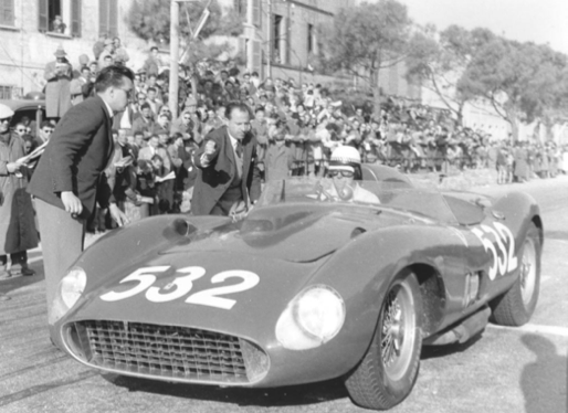 The star of the entire fortnight is a 1957 Ferrari 335 S Spider Scaglietti which is in with a rough chance of breaking the world record for an automobile at auction. It's estimated price of EUR €28,000,000 to €32,000,000 ($30,520,000 to $34,880,000) suggests it will still reach stratospheric heights in auction history, most likely becoming the sixth car to sell for more than $20 million, an evens chance of becoming the second car to sell for more than $30 million and an outside chance of the record.