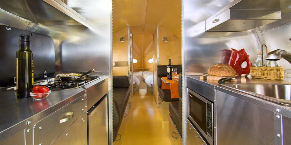 The Bowlus Road Chief interior