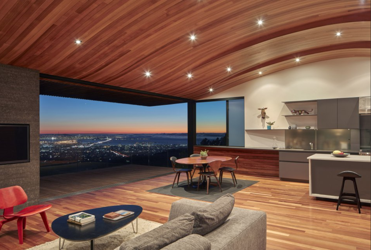 Designed by Terry & Terry Architecture, the Skyline House in Oakland, California, claimed the Western Red Cedar sponsorship award at the 2017 Wood Design and Building Awards