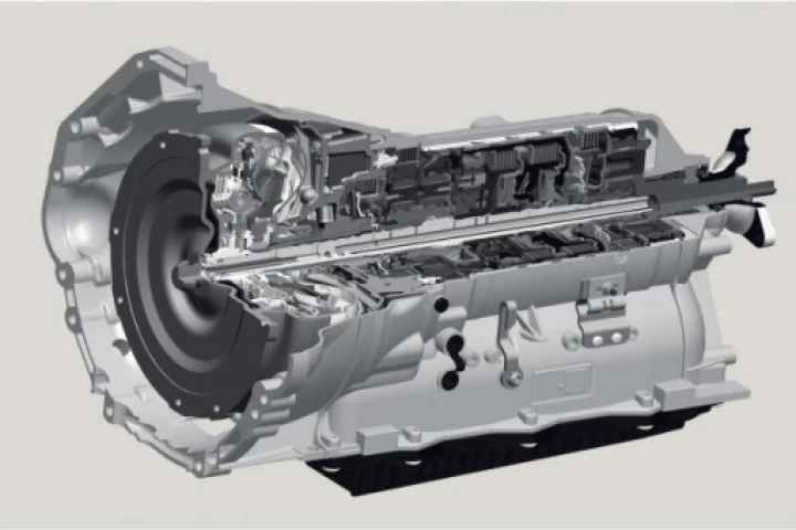 The basis of the new ZF automatic transmission generation is an entirely new transmission concept featuring four planetary gear sets and five shift elements.