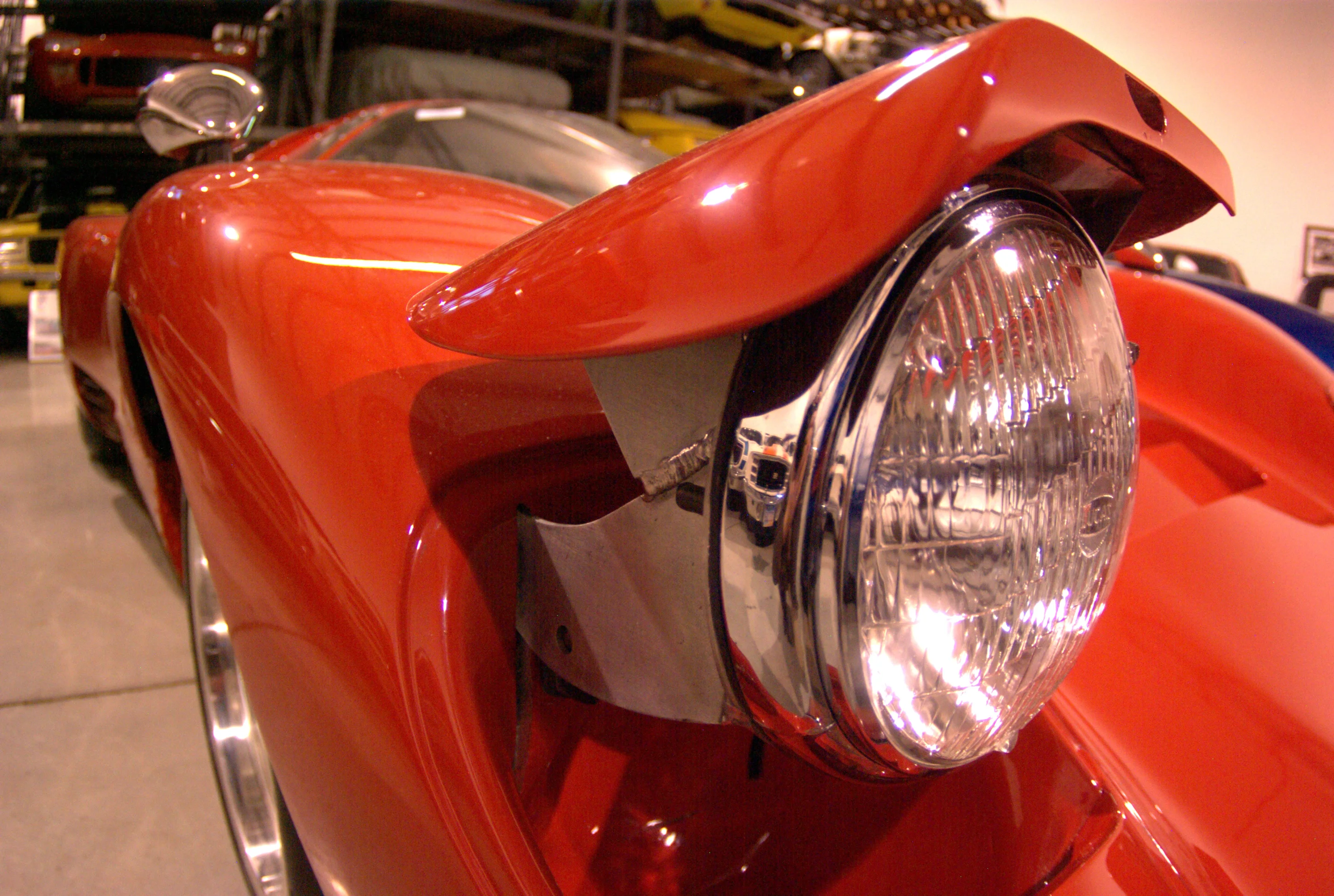 The M6GT's headlights had to be opened manually (Photo: Angus MacKenzie/gizmag.com)