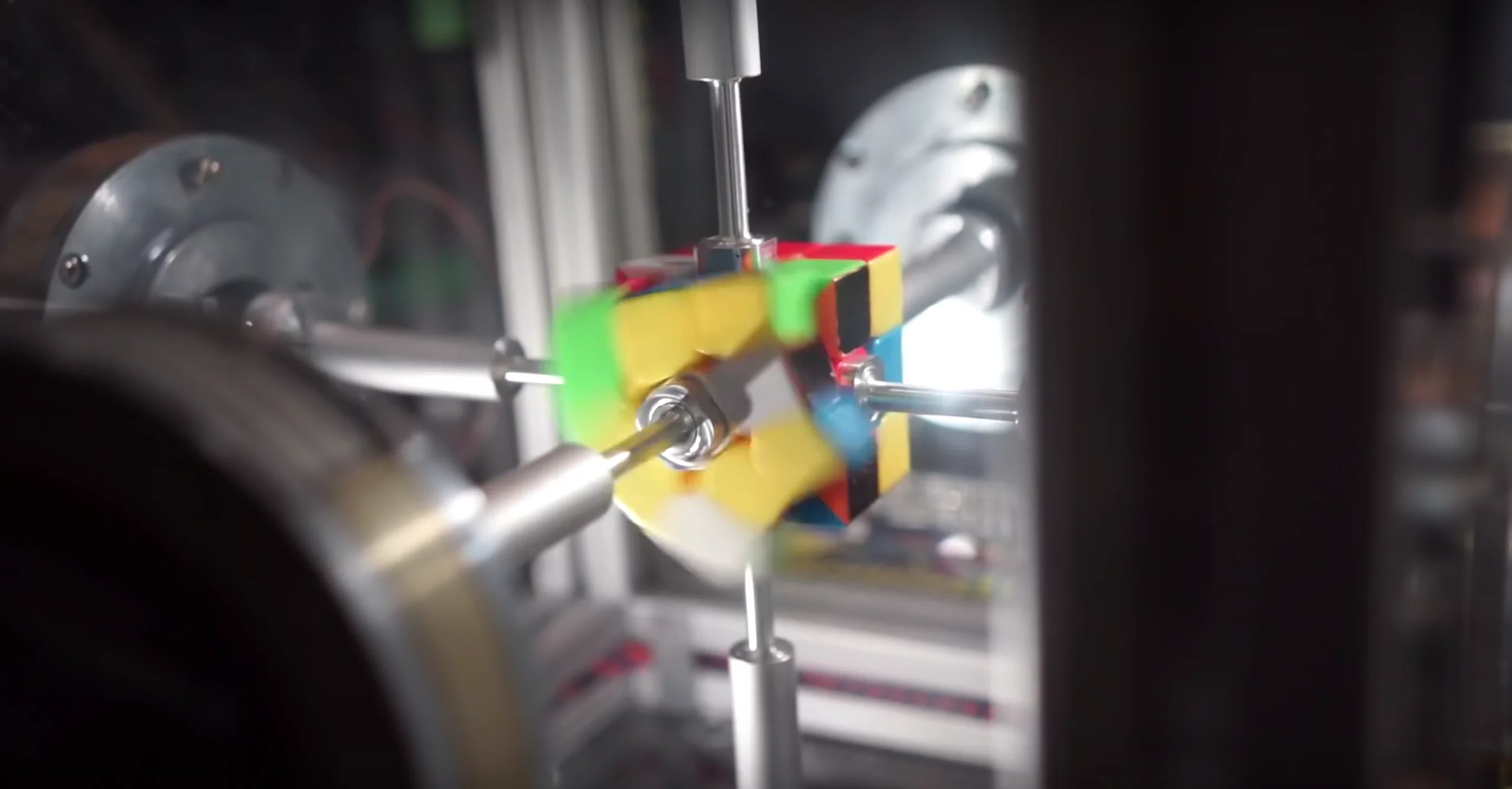 The record-breaking puzzle-solver in action