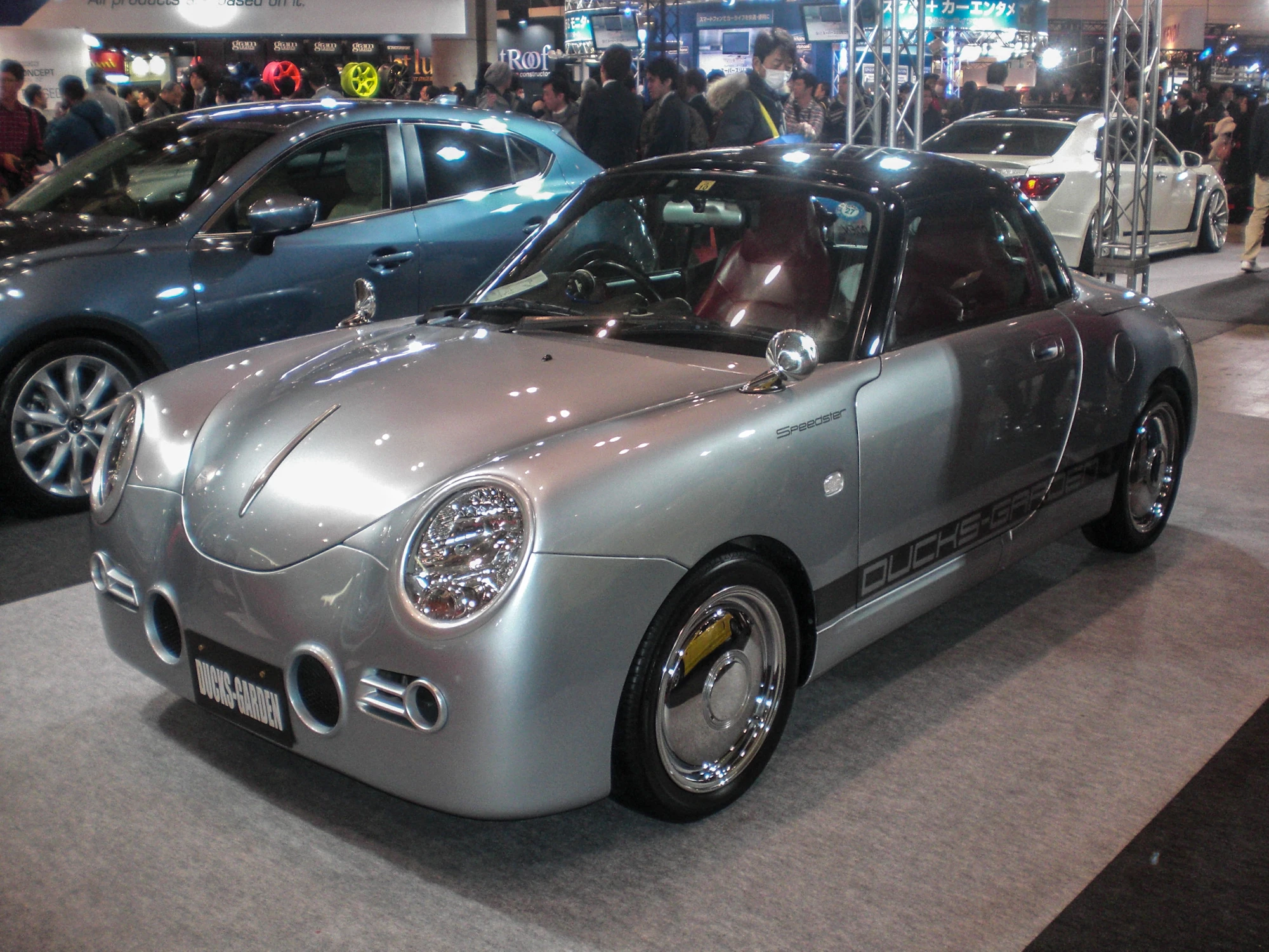 A Daihatsu Copen from Ducks-garden that harks back to the old Porsche Speedster 356 (Photo: Stephen Clemenger/Gizmag.com)
