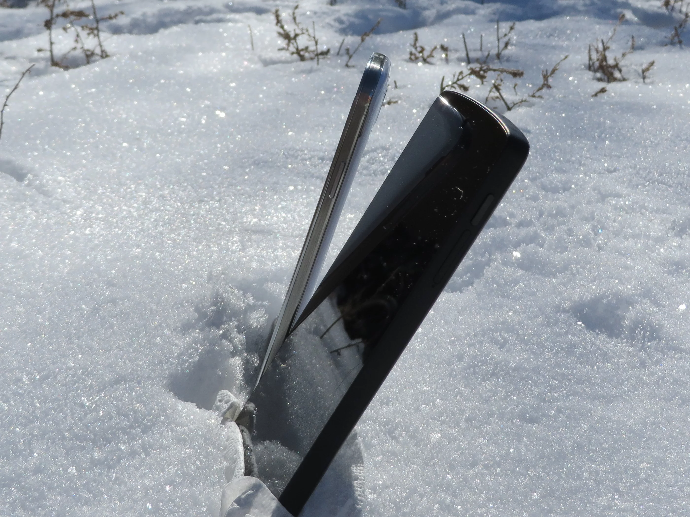 The shape of the phones is nearly identical